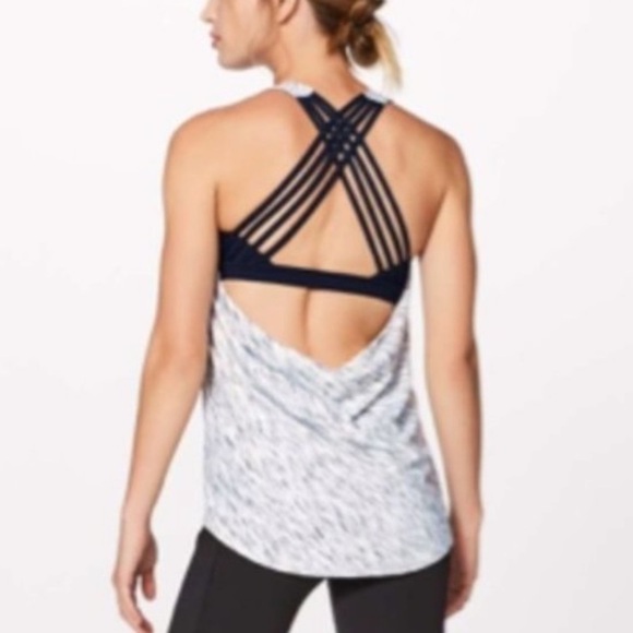 Lululemon Wild Tank Heathered grey Black size 2 - Picture 2 of 11
